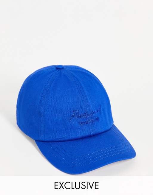 Gorra azul cobalto unisex con logo de texto de Reclaimed Vintage Inspired 