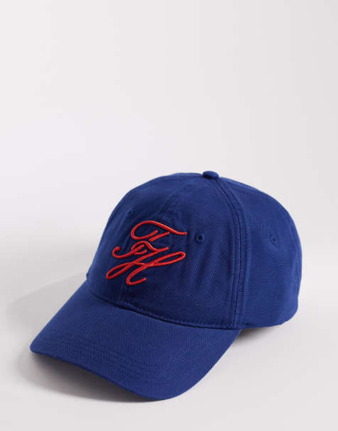 Gorra azul con logo de texto de Tommy Hilfiger - view 1