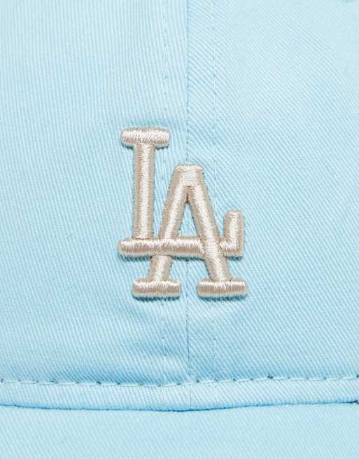Gorra azul lavado con logo pequeño de los LA Dodgers 9Twenty de New Era, 2 de 4