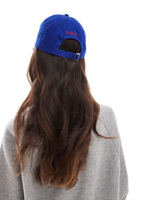 Gorra azul luminoso con logo de caballo de Polo Ralph Lauren, 4 de 4