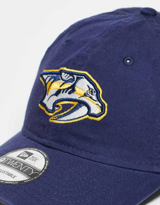 Gorra azul marino con diseño de los Nashville Predators 9Twenty de New Era, 2 de 3