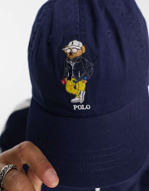 Gorra azul marino con logo de oso de Polo Ralph Lauren ASOS