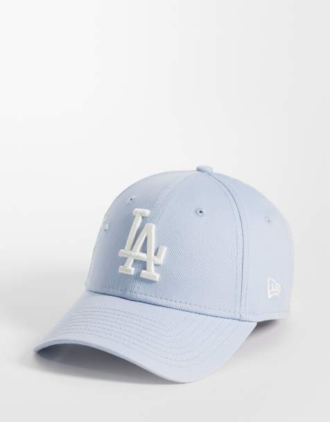 Gorra azul para mujer con bordado floral y logo de los LA Dodgers 9Forty de New Era - view 1