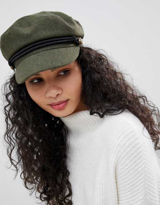Gorra baker boy en color caqui de My Accessories