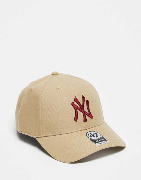 Gorra beis con detalle de los NY Yankees MVP de 47 Brand - view 1