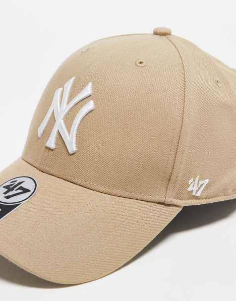 Gorra beis con logo de los NY Yankees de la MLB de 47 Brand - view 1