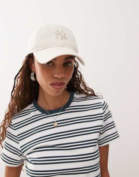 Gorra beis de los NY Yankees de lino 9Twenty de New Era - view 1