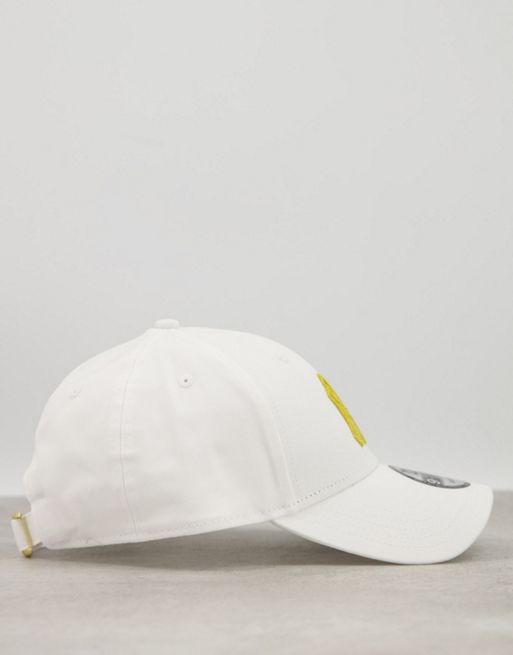  Gorra clásica unisex con diseño de líneas doradas blancas y  modernas, con estampado 3D, gorra de béisbol, gorras, talla única, para  hombres, mujeres, deportes, al aire libre, Blanco, talla única 
