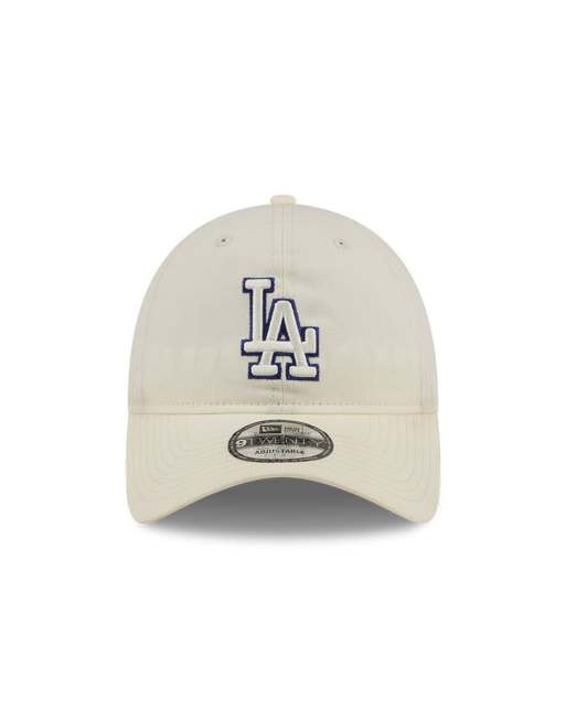 Gorra blanca con parche lateral y logo de los LA Dodgers 9Twenty de New Era, 3 de 6