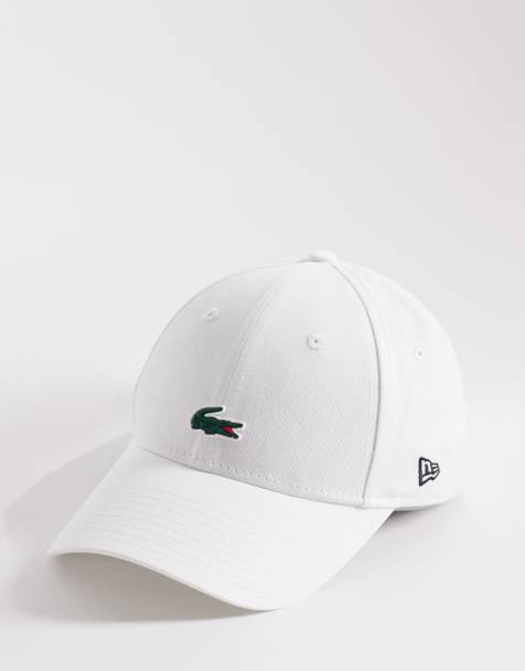 Gorra blanca para mujer con logo 9Forty de Lacoste x New Era - view 1