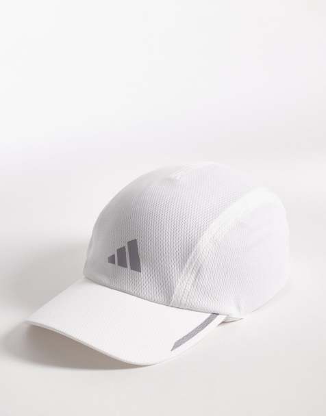 Gorra blanca y plateada de adidas Running - view 1