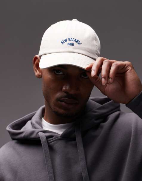 Gorra blanco hueso con diseño de 6 paneles 1906 de New Balance - view 1
