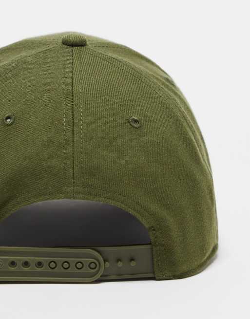 Gorra caqui con botón de presión y diseño de los LA Dodgers de la MLB de 47 Brand, 3 de 4