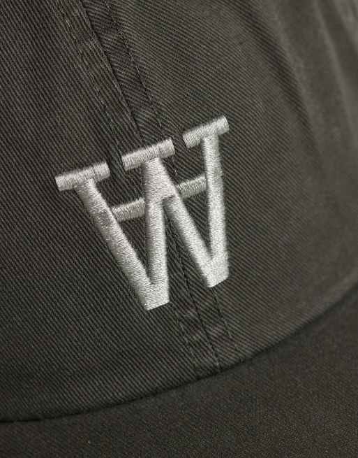 Gorra caqui estándar con logo de 100% algodón de Double A By Wood Wood, 2 de 3