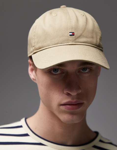 Gorra caqui lavado con logo de bandera de Tommy Hilfiger - view 1