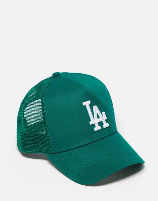 Gorra color cerceta con logo blanco de los LA Dodgers de New Era
