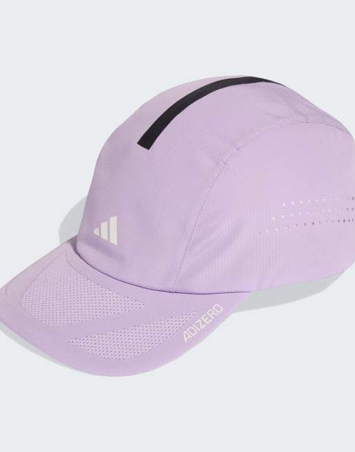Gorra color ciruela y amarilla ligera RunningXadizero Climacool de adidas Performance