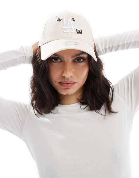 Gorra color crema con bordado de los NY Yankees 9Forty de New Era - view 1