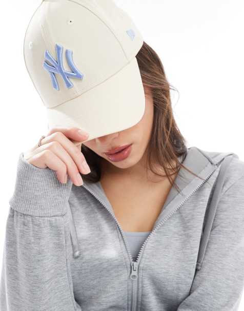 Gorra color crema con diseño de los New York Yankees 9Forty de New Era - view 1