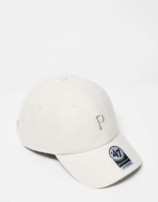 Gorra color crema con diseño de Philadelphia de lana de 47 Brand