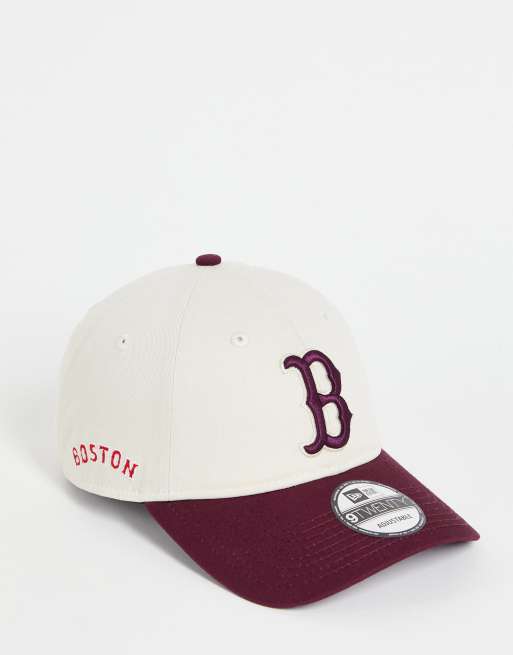 Gorra color crema y granate con diseño de los Boston Red Sox MLB 9Twenty en exclusiva en ASOS de New Era