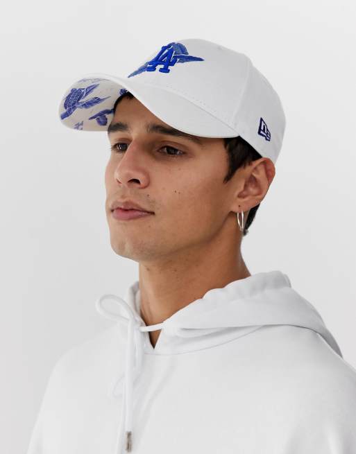 Gorra color hueso ajustable MLB Lightweight 9Forty LA Dodgers de New Era