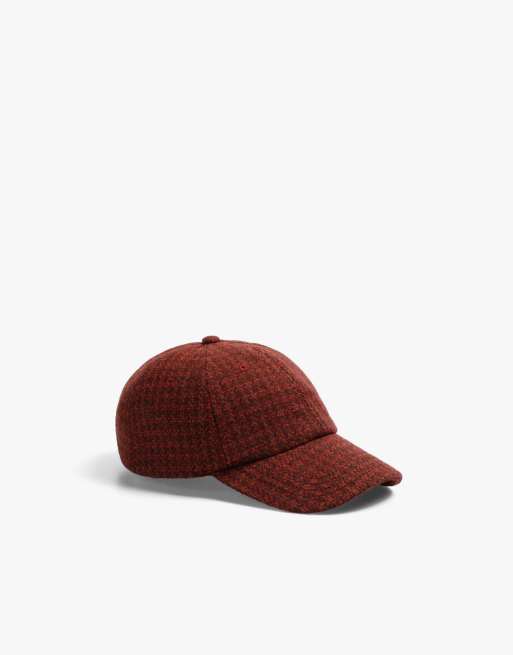Gorra color terracota Skullchecks de Scalpers