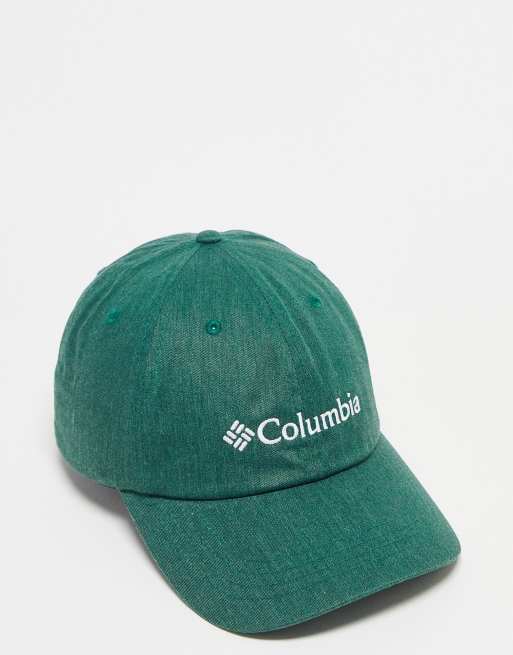 Gorra color verde cerceta con diseño de 6 paneles Roc II de Columbia