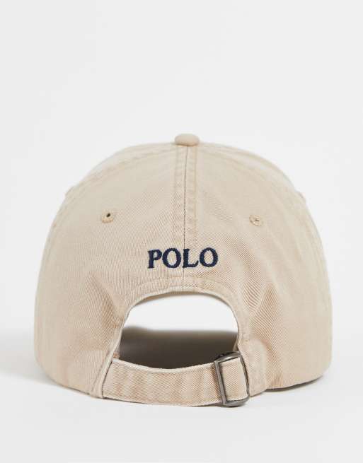 Gorra con logo en beis de Polo Ralph Lauren ASOS