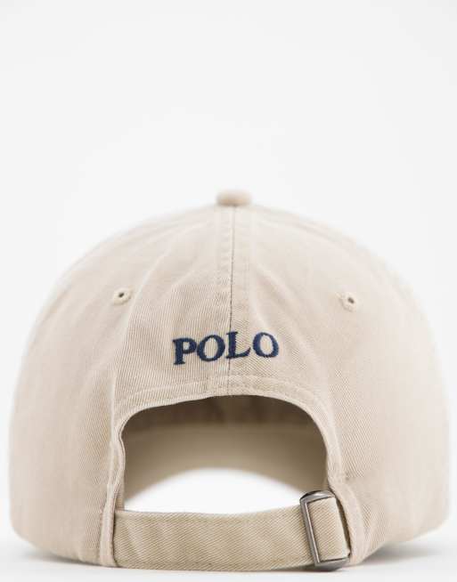 Gorra con logo en beis de Polo Ralph Lauren ASOS