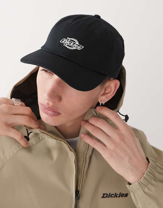 Dickies Gorra dad negra básica de