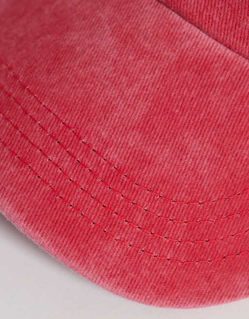 Gorra de baseball roja de ASOS DESIGN , 3 de 3
