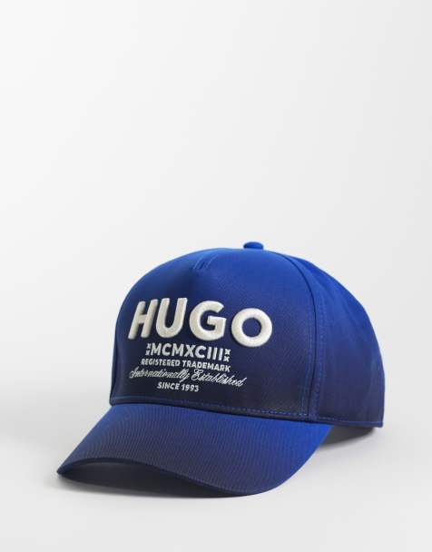 Gorra de béisbol azul con logo de HUGO Blue - view 1