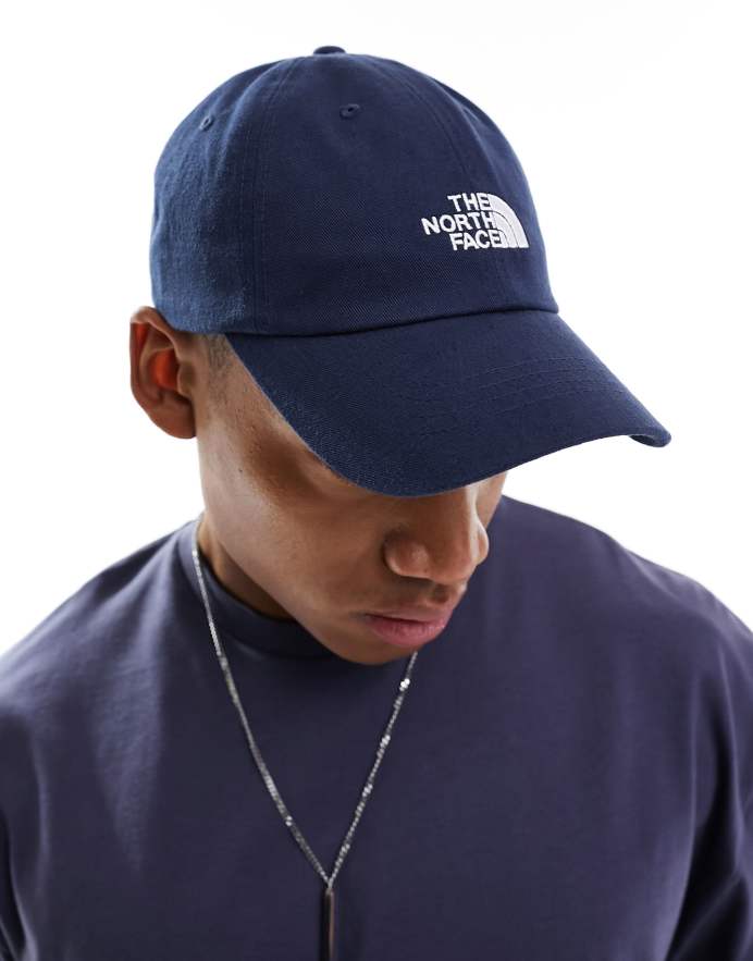 The North Face Gorra de béisbol azul marino con logo Half Dome de