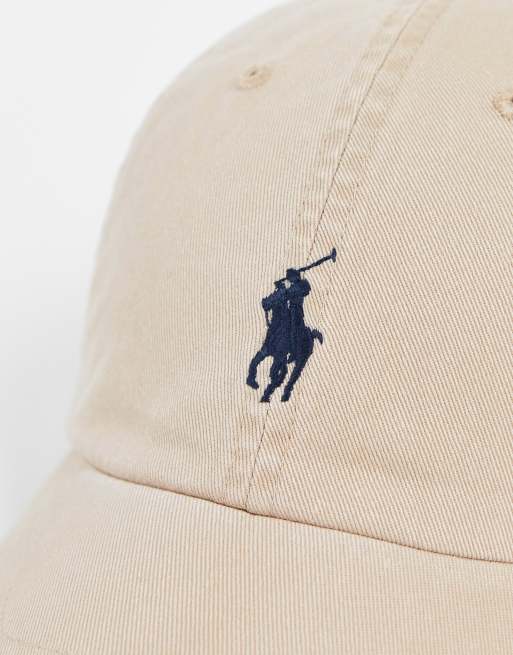 Gorra de béisbol beis con logo de Polo Ralph Lauren, 4 de 4