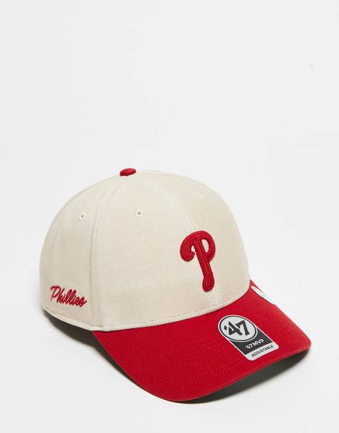 Gorra de béisbol beis y roja con diseño de los Philadelphia Phillies de 47 Brand - view 1