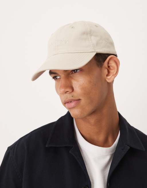 Gorra de béisbol blanca con logo bordado de Calvin Klein, 2 de 3