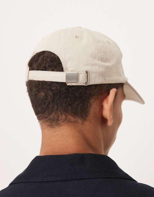 Gorra de béisbol blanca con logo bordado de Calvin Klein, 3 de 3