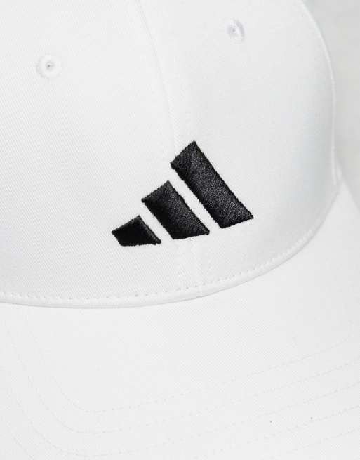 Gorra de béisbol blanca de algodón de adidas Training, 3 de 3