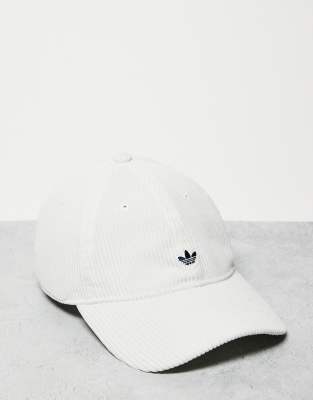 Gorra de béisbol blanca de pana de adidas Originals - view 1