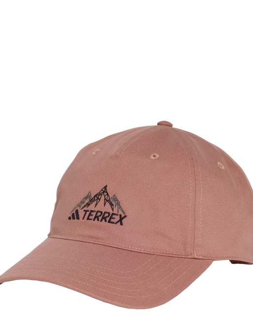 Gorra de béisbol color arcilla cálido y negra Terrex Multi de adidas