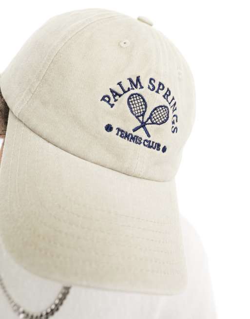 Gorra de béisbol color arena lavado Palm Springs de My Accessories