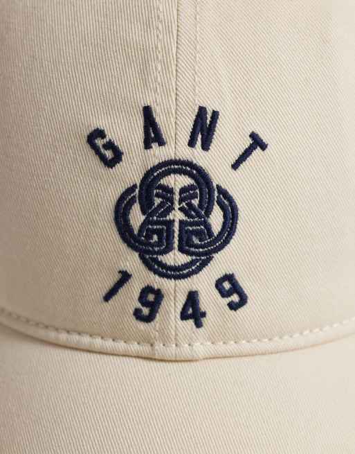 Gorra de béisbol color crema con logo 1949 de GANT, 2 de 3