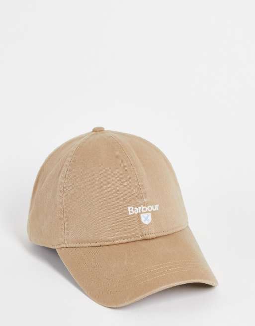 Gorra de béisbol color piedra Cascade de Barbour
