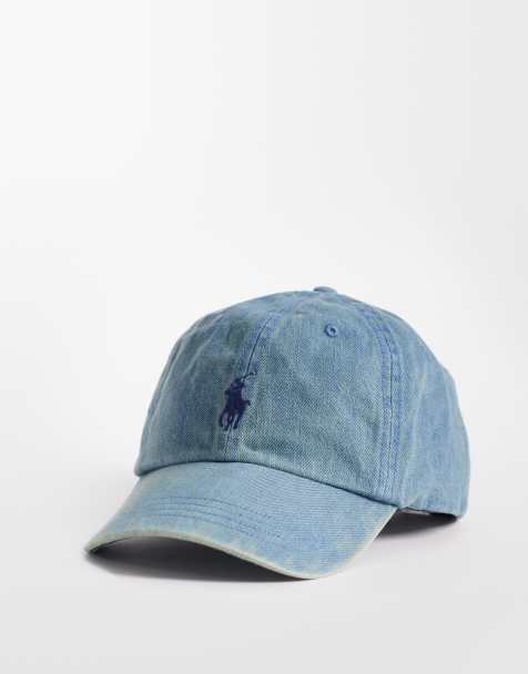 Gorra de béisbol con lavado azul claro y logo distintivo de Polo Ralph Lauren - view 1