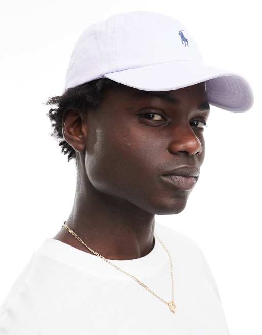 Gorra de béisbol lila con logo de icono de sarga de Polo Ralph Lauren, 2 de 4