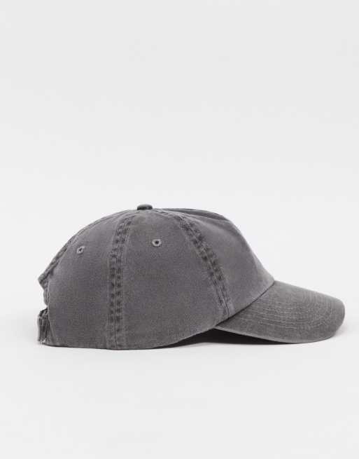 Gorra de béisbol negra desgastada de ASOS DESIGN, 2 de 4
