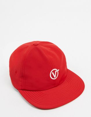 gorra vans roja