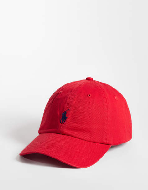 Gorra de béisbol rojo con logo de Polo Ralph Lauren - view 1