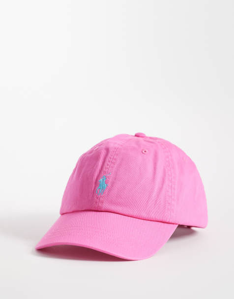 Gorra de béisbol rosa con logo de icono de Polo Ralph Lauren - view 1